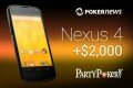Last Chance at a Nexus 4 Smartphone and a Share of $2,000 on PartyPoker