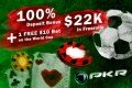 Bet on the World Cup for free with your new PKR account!
